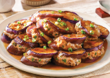 Eggplant Cake with Pork — Chinese dish at Pokhara Chinese Restaurant
